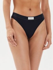 Tommy Hilfiger Stringi UW0UW04812 Granatowy. Niebieskie stringi Tommy Hilfiger, bez wzorów. Za 89.99 zł.