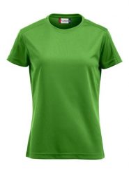 Clique Ice-T Women koszulka z oddychającego materiału, ochrona UV – apple green. Zielone t-shirty sportowe CLIQUE, l, bez wzorów, z materiału, bez ramiączek. Za 113.66 zł.