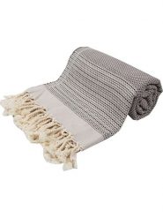 Samimi Chusta hammam w kolorze antracytowo-czarnym - 180 x 100 cm rozmiar: onesize. Czarne chusty Samimi, bez wzorów, z bawełny. Za 60.99 zł.