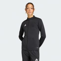 Bluza dresowa Entrada26. Białe bluzy adidas, bez wzorów, z dresówki, sportowe, bez ramiączek, bez kaptura. Za 179.00 zł.
