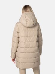 KARI TRAA Płaszcz pikowany "Linn" w kolorze szarobrązowym rozmiar: S. Brązowe płaszcze Kari Traa, s, bez wzorów, bez kaptura. Za 572.37 zł.