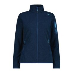 Damski polar CMP. Niebieskie bluzy z polaru CMP, na zimę, bez wzorów, z polaru, narciarskie. Za 330.55 zł.
