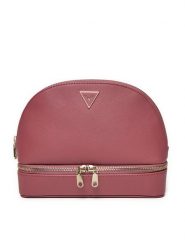 Guess Kosmetyczka PW7493 P4432 Różowy. Czerwone torebki klasyczne Guess, z aplikacjami, ze skóry, bez dodatków. Za 219.99 zł.