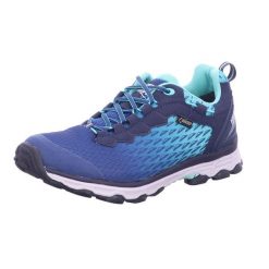Buty sportowe damskie Meindl Activo Sport Lady z membraną Gore - Tex. Niebieskie buty trekkingowe MEINDL, z gore-texu, bez zapięcia. W wyprzedaży za 449.50 zł.
