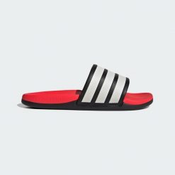 Klapki Adilette Comfort 2.0. Białe klapki adidas, bez wzorów, klasyczne, bez obcasa, bez zapięcia. Za 199.00 zł.