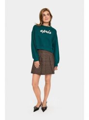 SAINT TROPEZ Bluza w kolorze turkusowym rozmiar: M. Niebieskie bluzy Saint Tropez, m, bez wzorów, z bawełny, bez ramiączek, bez kaptura. Za 104.99 zł.