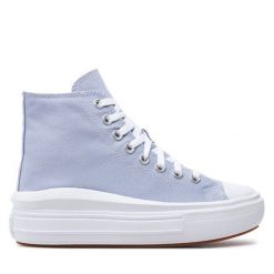 Trampki Converse. Fioletowe trampki Converse, bez wzorów, retro, bez zapięcia. Za 279.99 zł.