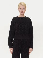 HUGO Bluza 50545210 Czarny Regular Fit. Czarne bluzy Hugo, m, bez wzorów, z bawełny, bez kaptura. Za 479.99 zł.