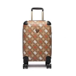 Walizka kabinowa Guess. Brązowe walizki Guess. Za 829.99 zł.