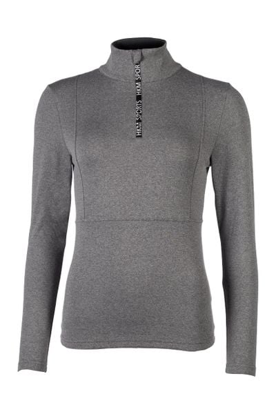 Koszulka funkcjonalna z długim rękawem damska HKM Supersoft II. Zielone t-shirty sportowe HKM, xl, bez wzorów, z materiału, bez ramiączek, do jazdy konnej. Za 219.00 zł.