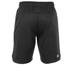 Szorty Stanno Prime. Czarne szorty sportowe STANNO, bez wzorów, z materiału, na fitness i siłownię. Za 186.00 zł.