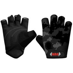 Rękawice F6 do kulturystyki, fitnessu, podnoszenia ciężarów - Rozmiar: XL. Czarne rękawiczki NRG WELLNESS, bez wzorów, sportowe. Za 214.75 zł.
