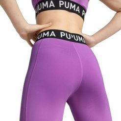 Damskie legginsy Puma Strong. Czerwone legginsy Puma, bez wzorów, sportowe. W wyprzedaży za 136.00 zł.