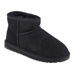 Buty Emu Australia Stinger Micro W10937-BLAK czarne. Czarne śniegowce bez wzorów, z gumy, bez zapięcia. Za 770.37 zł.