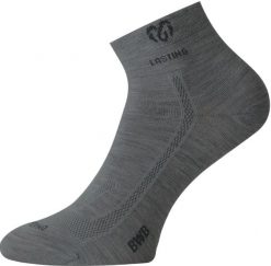 Skarpety merino BWB. Szare skarpetki LASTING, bez wzorów, z elastanu. Za 55.00 zł.