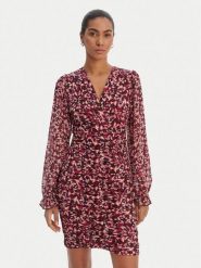Morgan Sukienka codzienna 261-RIBLOO Różowy Slim Fit. Czerwone sukienki Morgan, na co dzień, bez wzorów, z syntetyku, bez kołnierzyka, bez ramiączek, proste. Za 349.99 zł.