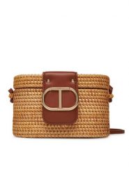 TWINSET Torebka 251TD8150 Beżowy. Brązowe torebki klasyczne Twinset, bez wzorów, z tworzywa sztucznego, bez dodatków. Za 929.99 zł.
