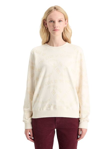 Scotch & Soda Bluza w kolorze kremowym rozmiar: S. Brązowe bluzy Scotch & Soda, s, bez wzorów, z bawełny, bez ramiączek, bez kaptura. Za 161.73 zł.