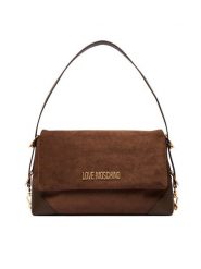 LOVE MOSCHINO Torebka JC4092PP1PLD130A Brązowy. Brązowe torebki klasyczne Love Moschino, bez wzorów, ze skóry, bez dodatków. Za 919.99 zł.