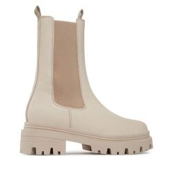 Sztyblety Tamaris. Brązowe botki Tamaris, bez wzorów, bez obcasa, na płaskiej podeszwie, bez zapięcia. Za 259.99 zł.