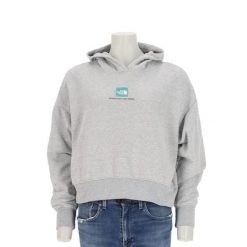 Second life - Bluza damska z kapturem The North Face szara - Stan bardzo dobry. Szare bluzy z kapturem The North Face, l, bez wzorów, z materiału, z kapturem, na fitness i siłownię. Za 149.06 zł.