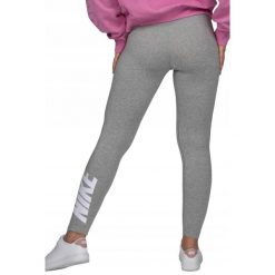 Damskie Legginsy Sportowe Nike. Szare legginsy sportowe Nike, bez wzorów, na fitness i siłownię. Za 105.60 zł.