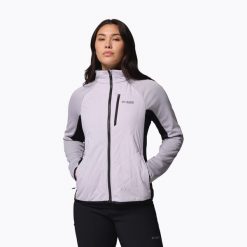 Bluza damska Columbia Arctic Crest Hybrid Full Zip. Fioletowe bluzy Columbia, bez wzorów, sportowe, bez ramiączek, bez kaptura. Za 533.58 zł.