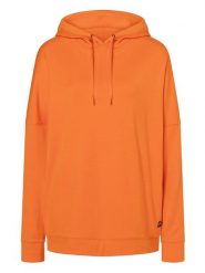 Super.natural Bluza "Feel Good" w kolorze pomarańczowym rozmiar: L. Pomarańczowe bluzy super.natural, l, z aplikacjami, ze skóry, z kapturem. Za 252.99 zł.