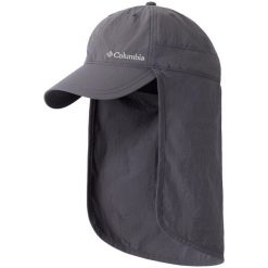 Czapka z daszkiem dla dorosłych Schooner Bank II Cap. Czarne czapki z daszkiem Columbia, na lato, bez wzorów, z materiału, sportowe. Za 119.99 zł.