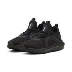 Damskie buty do biegania Softride Enzo 5 PUMA Black Silver Metallic. Czarne buty do biegania Puma, bez wzorów, bez zapięcia, do biegania. W wyprzedaży za 234.00 zł.
