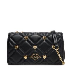 Torebka LOVE MOSCHINO. Czarne torebki klasyczne Love Moschino, bez wzorów, klasyczne, bez dodatków. Za 569.99 zł.