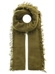 Zwillingsherz Szal w kolorze khaki - 190 x 75 cm rozmiar: onesize. Brązowe szaliki i kominy Zwillingsherz, bez wzorów, z kaszmiru. Za 290.57 zł.