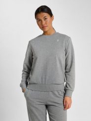 Bluza damska Hummel Pulse. Szare bluzy bez kaptura Hummel, s, bez wzorów, z bawełny, bez kaptura, do piłki nożnej. Za 236.00 zł.