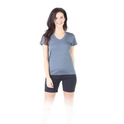 Koszulka turystyczna damska Woolona Calima 100% Merino. Szare t-shirty sportowe WOOLONA, m, bez wzorów, bez ramiączek. W wyprzedaży za 261.00 zł.