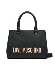 LOVE MOSCHINO Torebka JC4022PP1MKD0000 Czarny. Czarne torebki klasyczne Love Moschino, bez wzorów, ze skóry, bez dodatków. Za 569.99 zł.