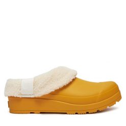 Kalosze Hunter. Żółte kalosze Hunter, bez wzorów, bez zapięcia. Za 339.99 zł.