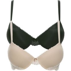 Biustonosz usztywniany (2 szt.) bonprix czarny + cielisty. Biustonosze bonprix. Za 75.98 zł.