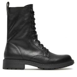 Trapery Clarks. Czarne traperki Clarks, bez wzorów, bez obcasa, bez zapięcia. Za 719.99 zł.