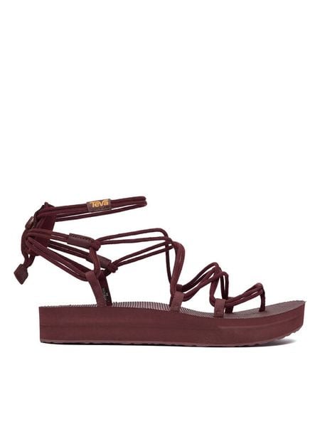 Teva Sandały Midform Infinity 1127890 Bordowy. Czerwone sandały Teva, bez wzorów, bez obcasa, na płaskiej podeszwie, bez zapięcia. Za 299.99 zł.
