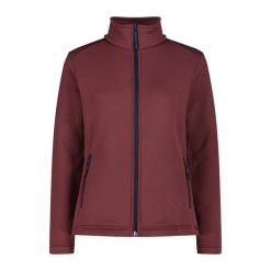 Damska rozciągliwa polarowa bluza z zamkiem CMP. Brązowe bluzy bez kaptura CMP, na zimę, bez wzorów, z polaru, bez kaptura, narciarskie. Za 323.50 zł.