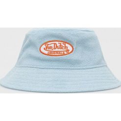 Von Dutch kapelusz. Niebieskie kapelusze Von Dutch, bez wzorów. W wyprzedaży za 109.99 zł.
