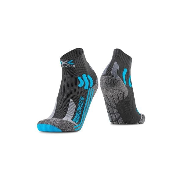 Skarpetki damskie ankle X-Socks Trek. Niebieskie skarpetki X-Socks, bez wzorów, z poliamidu. Za 60.00 zł.