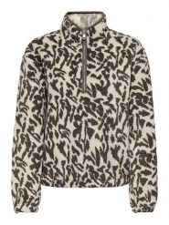 ONLY Carmakoma Bluza polarowa w kolorze kremowym rozmiar: L-50/52. Brązowe bluzy bez kaptura Only Carmakoma, l, bez wzorów, z polaru, bez kaptura. Za 154.95 zł.