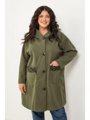 Curvy Lady Kurtka przejściowa w kolorze khaki rozmiar: 40/42. Brązowe kurtki Curvy Lady, bez wzorów, klasyczne, bez kaptura. Za 108.99 zł.