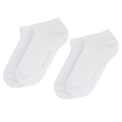 Skarpety krótkie Tommy Hilfiger. Białe skarpetki Tommy Hilfiger, bez wzorów. Za 59.99 zł.