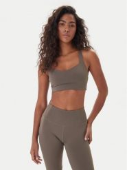Girlfriend Collective Biustonosz sportowy Float Riley 1055 Beżowy. Brązowe biustonosze sportowe GIRLFRIEND COLLECTIVE, bez wzorów, z syntetyku, do biegania. Za 169.99 zł.
