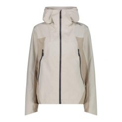 Kurtka przeciwdeszczowa damska CMP. Brązowe kurtki przeciwdeszczowe CMP, bez wzorów, bez kaptura, trekkingowe. Za 309.99 zł.