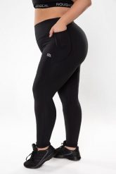 Legginsy fitness damskie Rough Radical Optimal Plus size. Niebieskie legginsy ROUGH RADICAL, bez wzorów, z elastanu, sportowe. Za 143.92 zł.