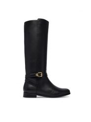 LAUREN RALPH LAUREN Oficerki Brooke II Calfskin Tall Boot 802974383004 Czarny. Czarne kozaki Lauren Ralph Lauren, bez wzorów, ze skóry, bez obcasa, na płaskiej podeszwie, bez zapięcia. Za 1,299.00 zł.