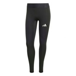 Damskie legginsy adidas. Czarne legginsy adidas, bez wzorów, sportowe. Za 294.00 zł.